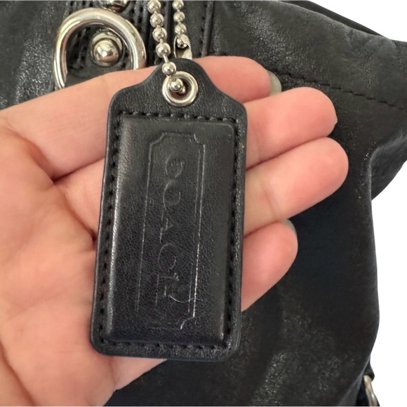 Coach Black Leather Tote Bag - Picture 4 of 6